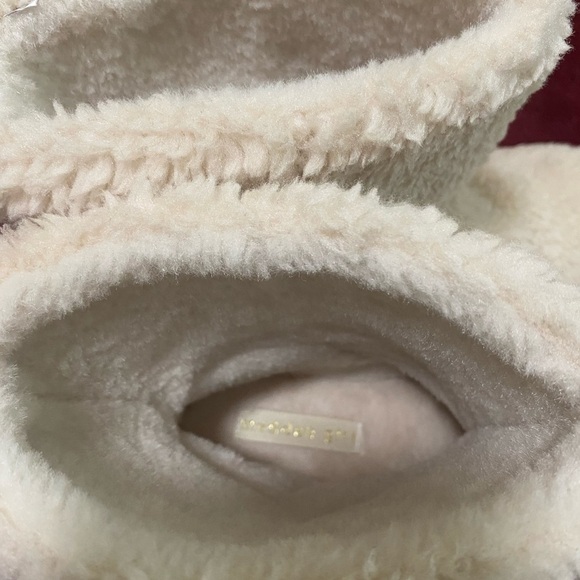 Madden Girl Cozy Cream Platform Boots - Picture 6 of 9